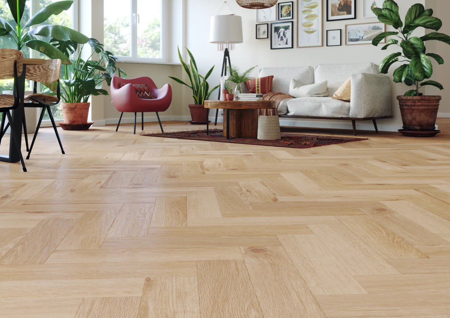 AMARON HERRINGBONE WEMBLEY OAK - Imagen 4