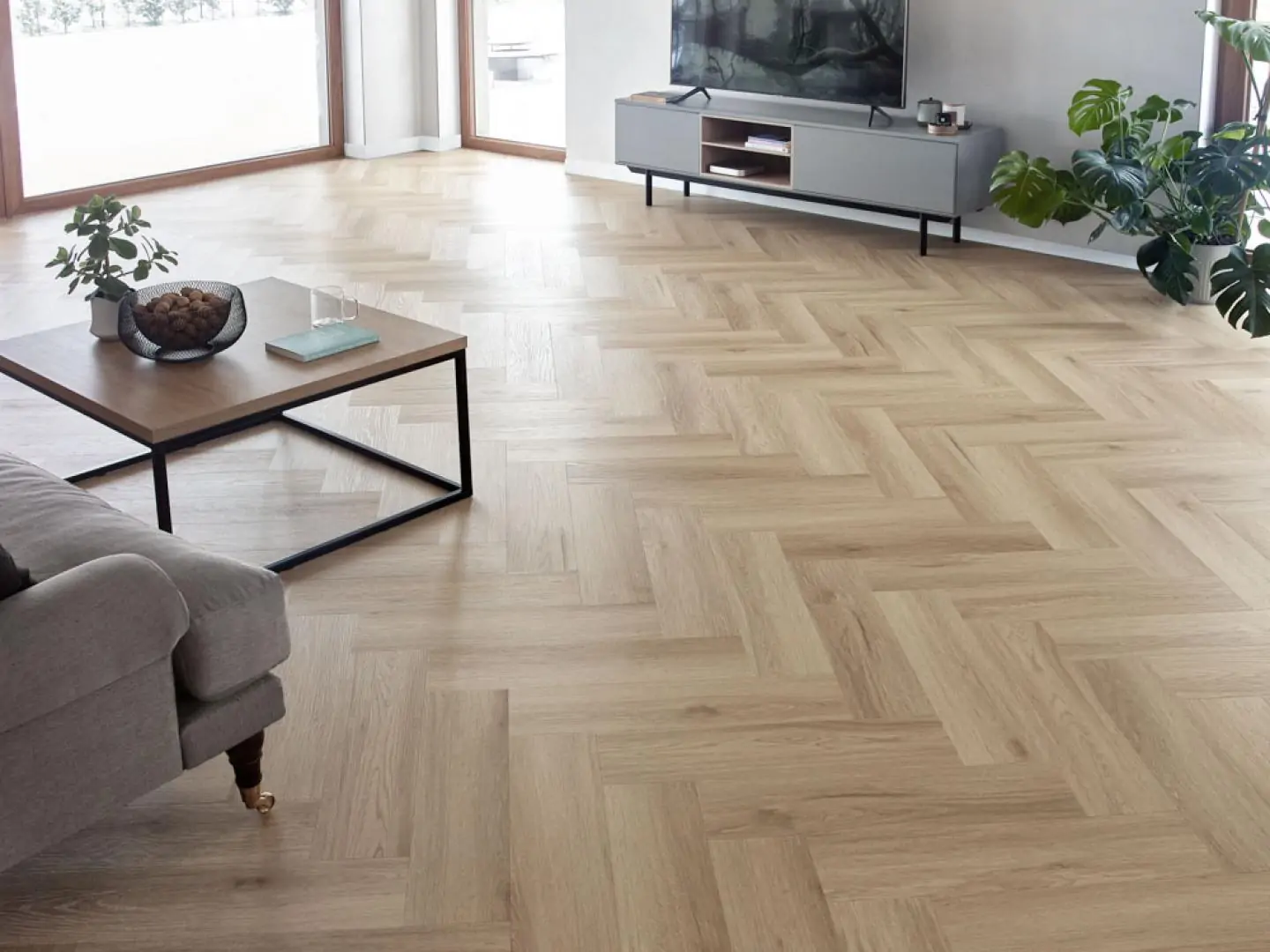 AMARON HERRINGBONE WEMBLEY OAK - Imagen 2